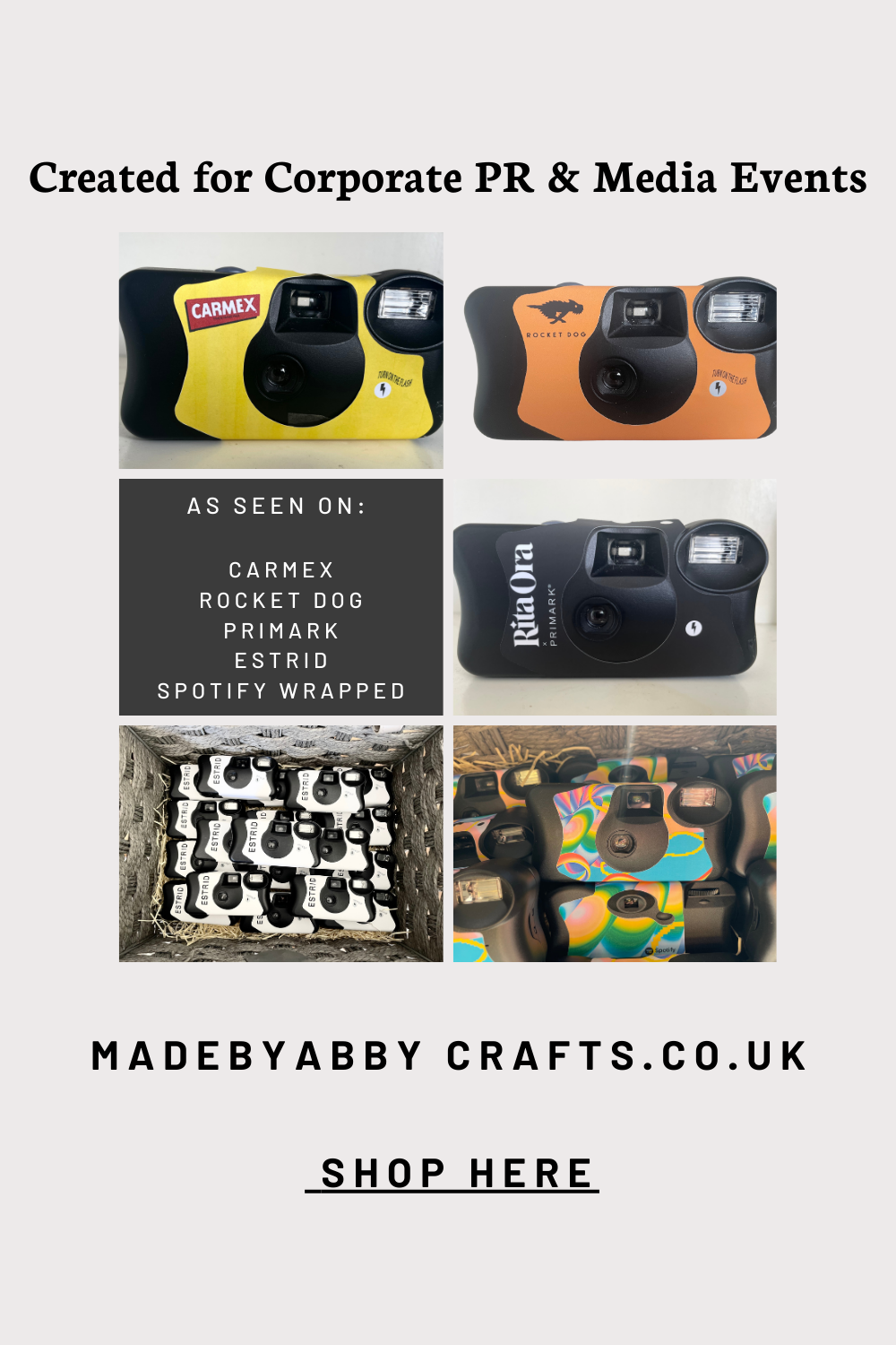 Custom Business Logo Design for Disposable Kodak FunSaver Camera