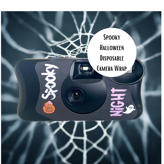 Halloween Party Decor Disposable Spooky Camera Wrap