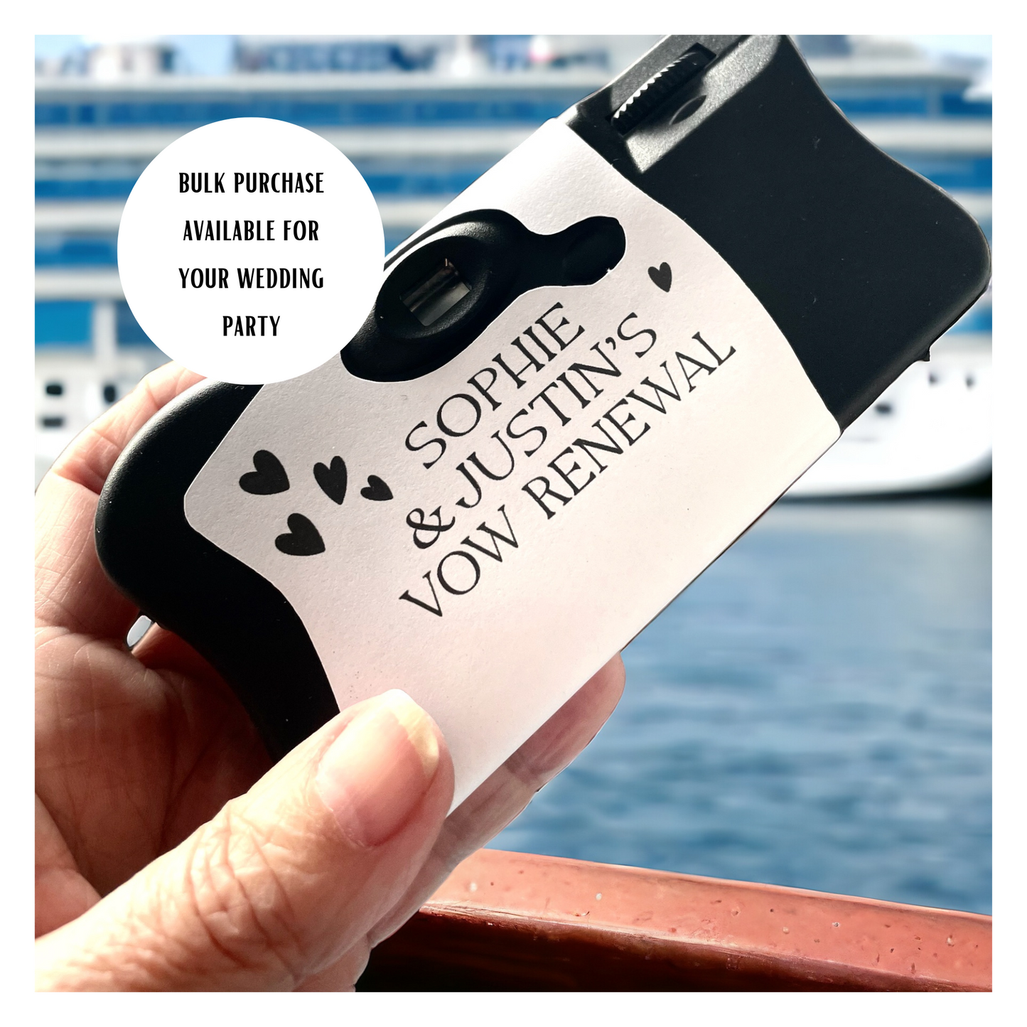 Vow Renewal Disposable Camera Wedding Favour