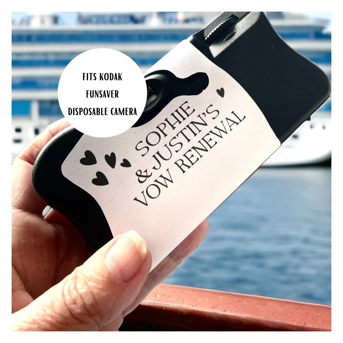 Vow Renewal Disposable Camera Wedding Favour