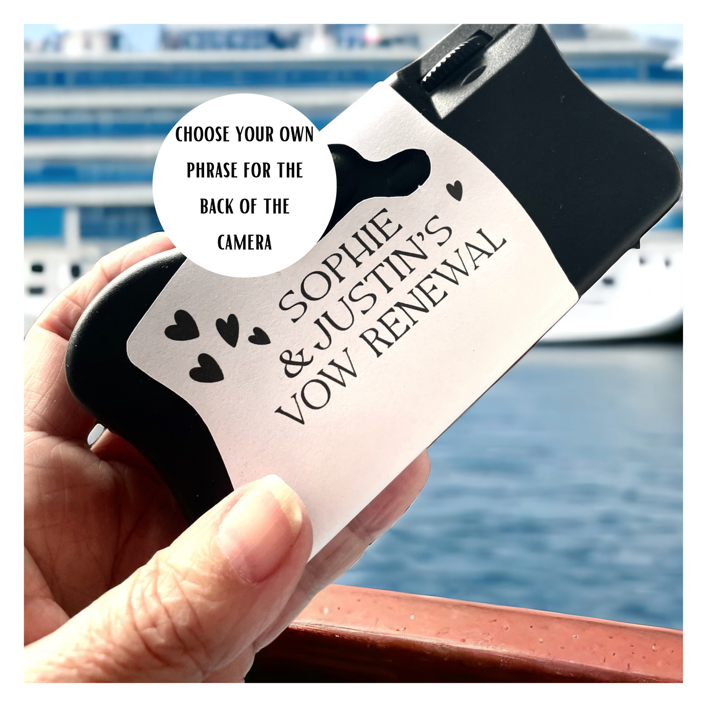 Vow Renewal Disposable Camera Wedding Favour