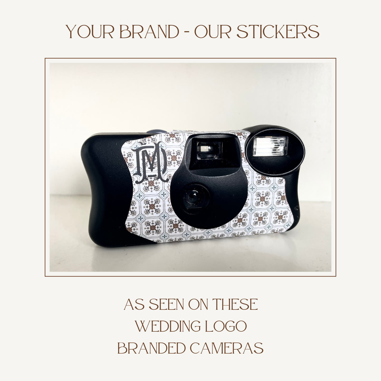 Custom Colour Disposable Camera Wrap for Businesses and Brand Partnerships