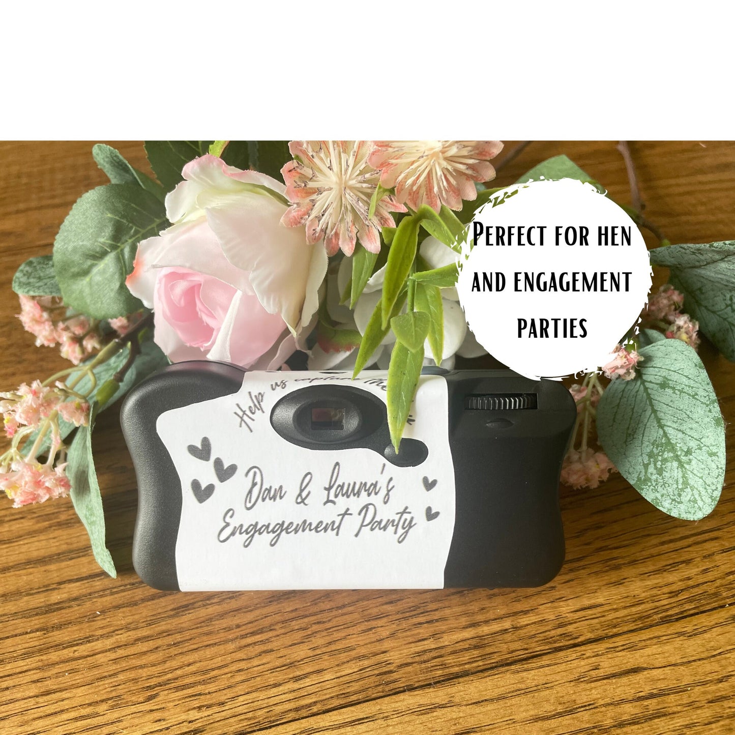 Hen Party Disposable Camera Stickers