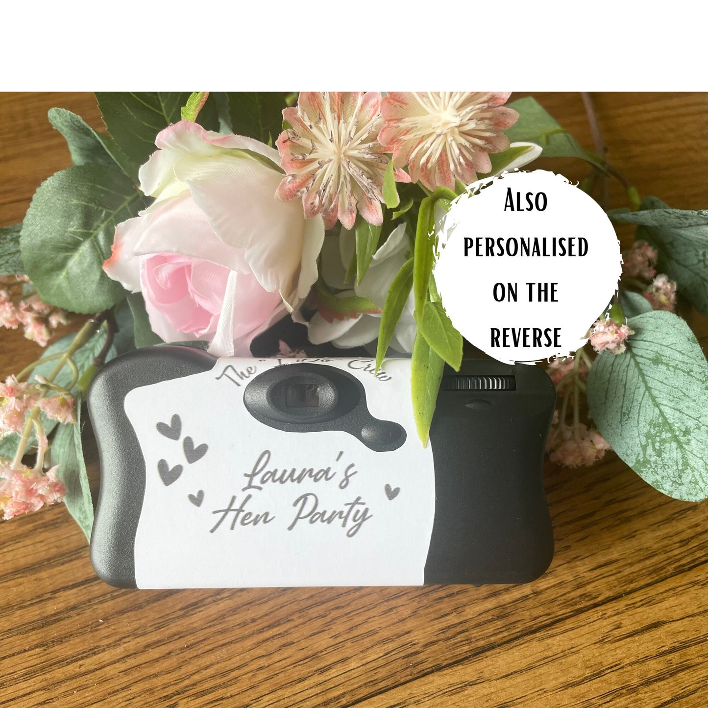 Hen Party Disposable Camera Stickers