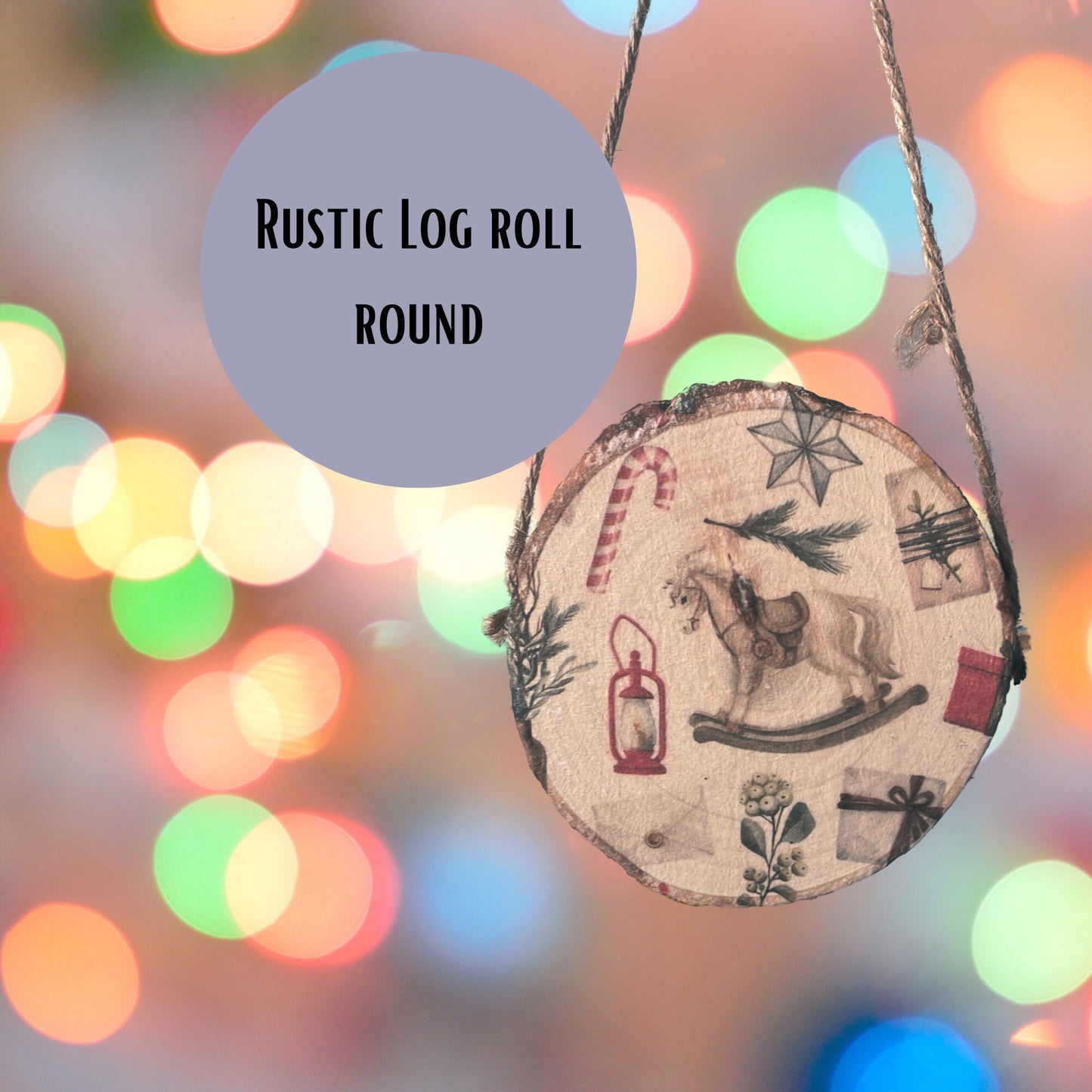 Family Name Christmas Tree Ornament