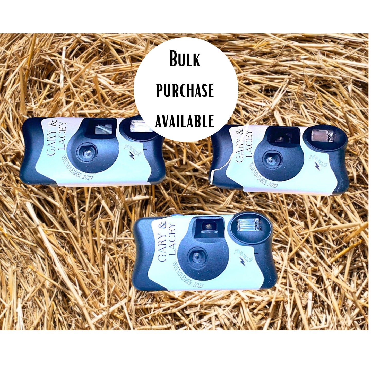 Disposable Camera Wrap Wedding Favours